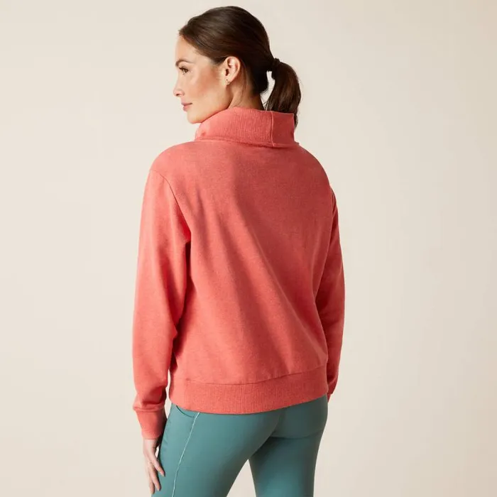 Women Sweatshirts and Hoodies Ariat Fern 12 Zip Sweatshirt Heather Baked Apple Women Sweatshirts and Hoodies Ariat Fern 12 Zip Sweatshirt Heather Baked Apple