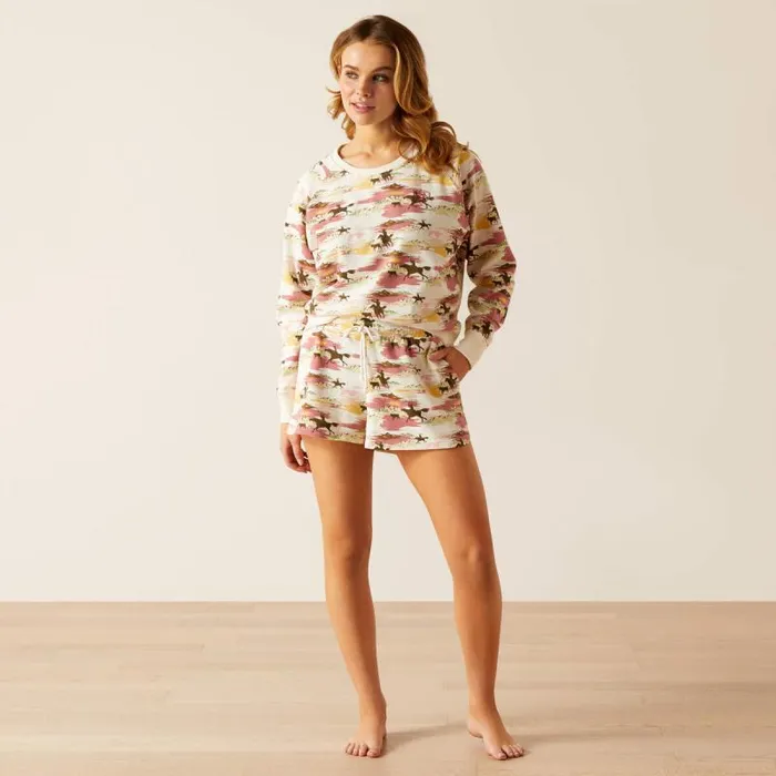 Women Sweatshirts and Hoodies Ariat Hawaiian Sweatshirt Hawaiian Print Women Sweatshirts and Hoodies Ariat Hawaiian Sweatshirt Hawaiian Print