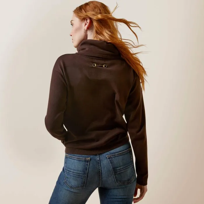 Women Sweatshirts and Hoodies Ariat Lexi Sweater Mole Women Sweatshirts and Hoodies Ariat Lexi Sweater Mole