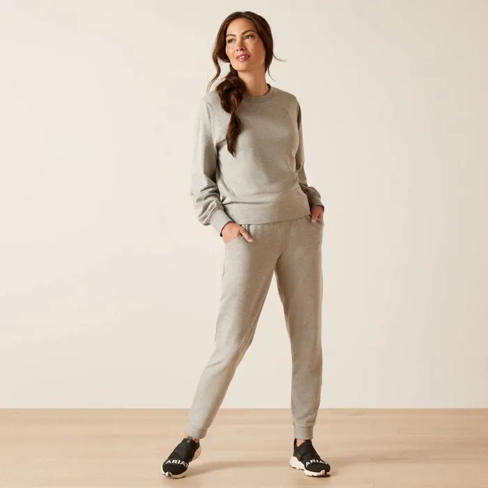 Women Sweatshirts and Hoodies Ariat Memento Sweatshirt Heather Grey Women Sweatshirts and Hoodies Ariat Memento Sweatshirt Heather Grey