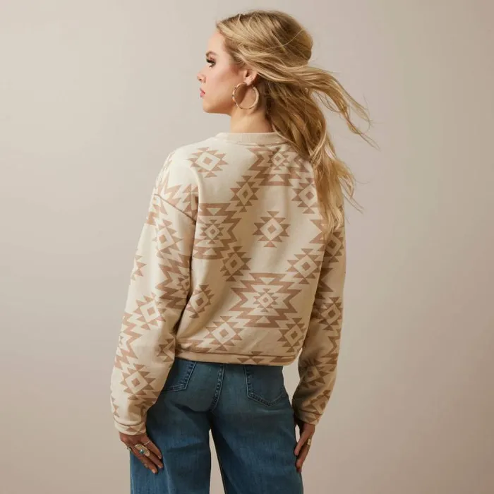 Women Sweatshirts and Hoodies Ariat O039Keefe Sweatshirt Brazilian Sand