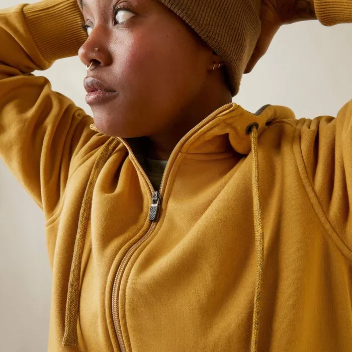 Women Sweatshirts and Hoodies Ariat Rebar AllWeather Full Zip Hoodie Antelope Women Sweatshirts and Hoodies Ariat Rebar AllWeather Full Zip Hoodie Antelope