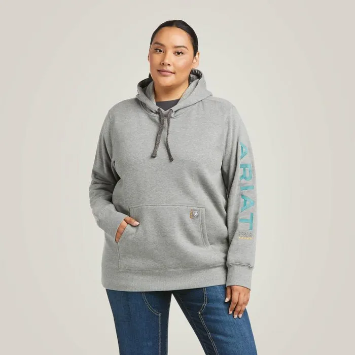 Women Sweatshirts and Hoodies Ariat Rebar Graphic Hoodie Heather Grey Women Sweatshirts and Hoodies Ariat Rebar Graphic Hoodie Heather Grey