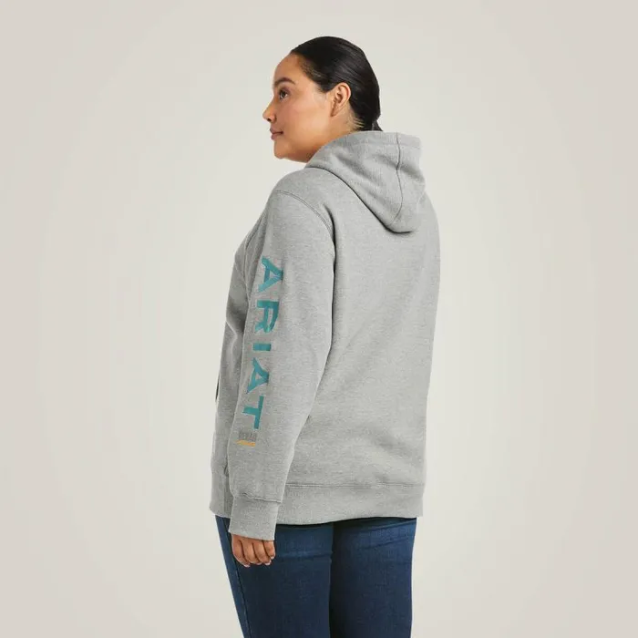 Women Sweatshirts and Hoodies Ariat Rebar Graphic Hoodie Heather Grey Women Sweatshirts and Hoodies Ariat Rebar Graphic Hoodie Heather Grey