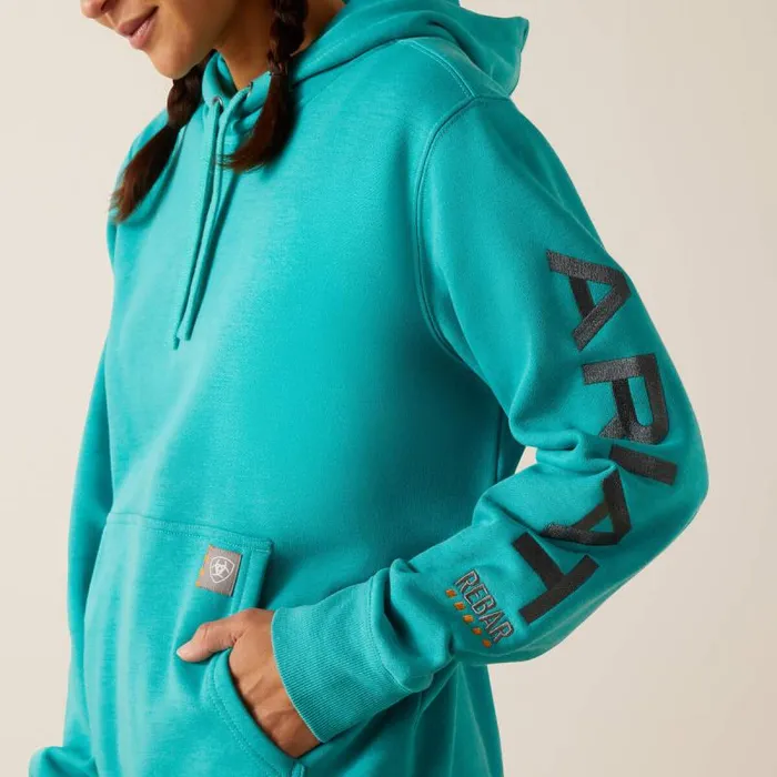 Women Sweatshirts and Hoodies Ariat Rebar Graphic Hoodie Latigo Bay Heatherdark Slate Women Sweatshirts and Hoodies Ariat Rebar Graphic Hoodie Latigo Bay Heatherdark Slate