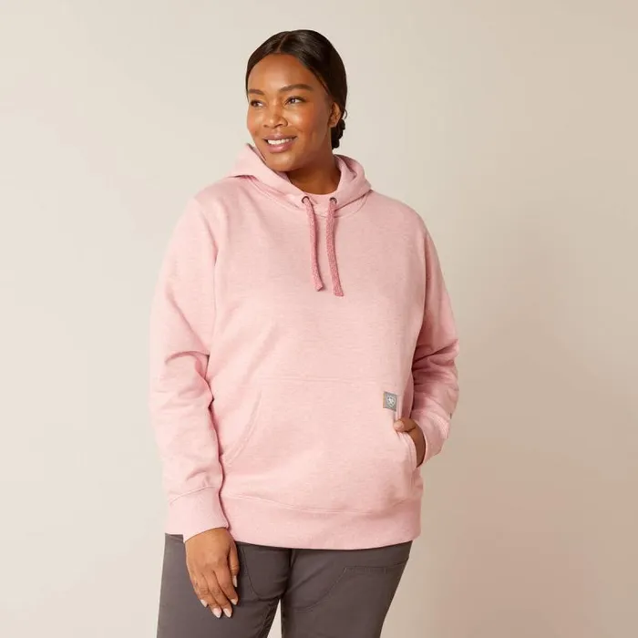 Women Sweatshirts and Hoodies Ariat Rebar Graphic Hoodie Mauveglow Heatherantler