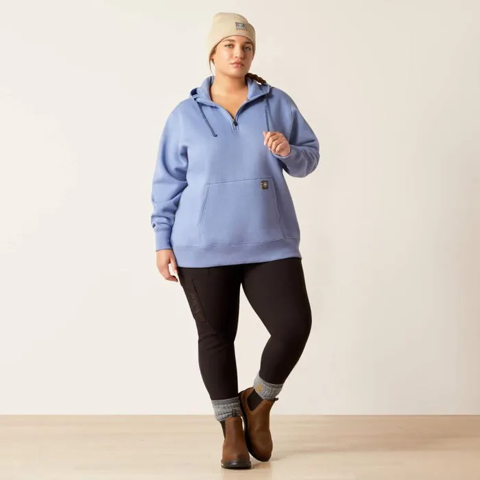 Women Sweatshirts and Hoodies Ariat Rebar Skill Set 12 Zip Hoodie Colony Blue Heather Women Sweatshirts and Hoodies Ariat Rebar Skill Set 12 Zip Hoodie Colony Blue Heather