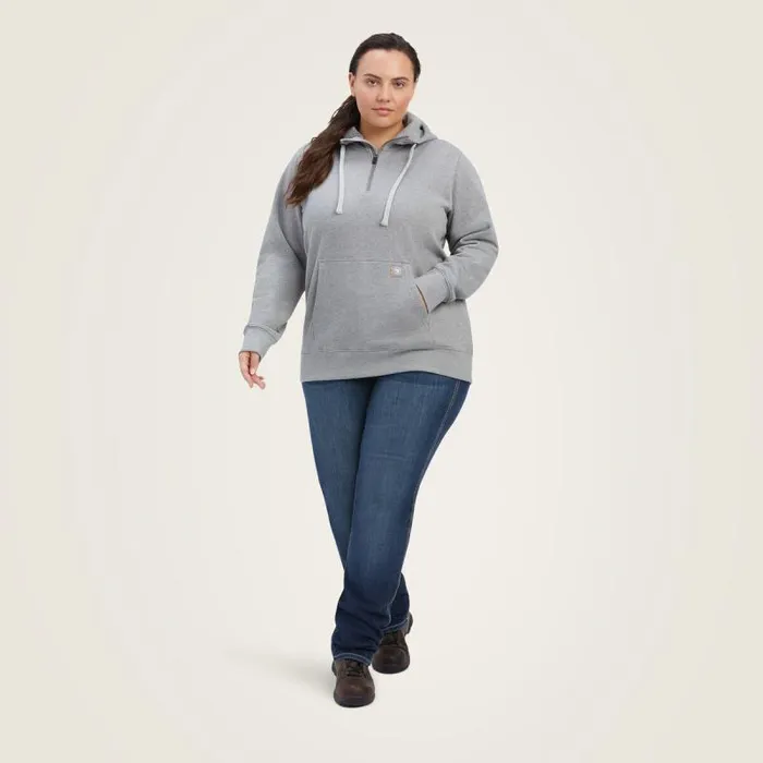 Women Sweatshirts and Hoodies Ariat Rebar Skill Set 12 Zip Hoodie Heather Grey Women Sweatshirts and Hoodies Ariat Rebar Skill Set 12 Zip Hoodie Heather Grey