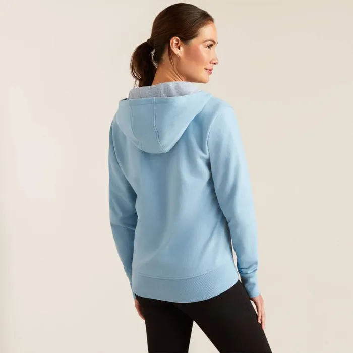 Women Sweatshirts and Hoodies Ariat Team Logo Full Zip Hoodie North Atlantic Women Sweatshirts and Hoodies Ariat Team Logo Full Zip Hoodie North Atlantic