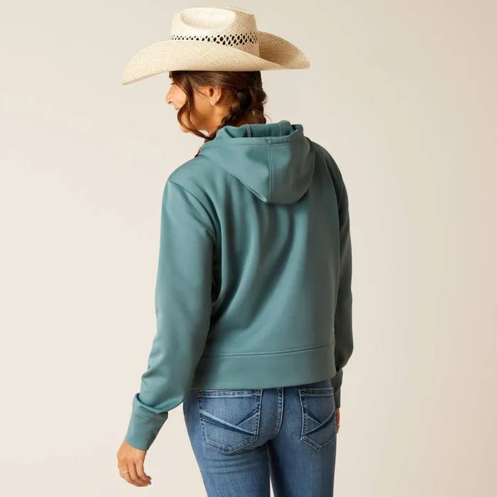 Women Sweatshirts and Hoodies Ariat Tek Hoodie 12 Zip Hoodie North Atlantic Women Sweatshirts and Hoodies Ariat Tek Hoodie 12 Zip Hoodie North Atlantic