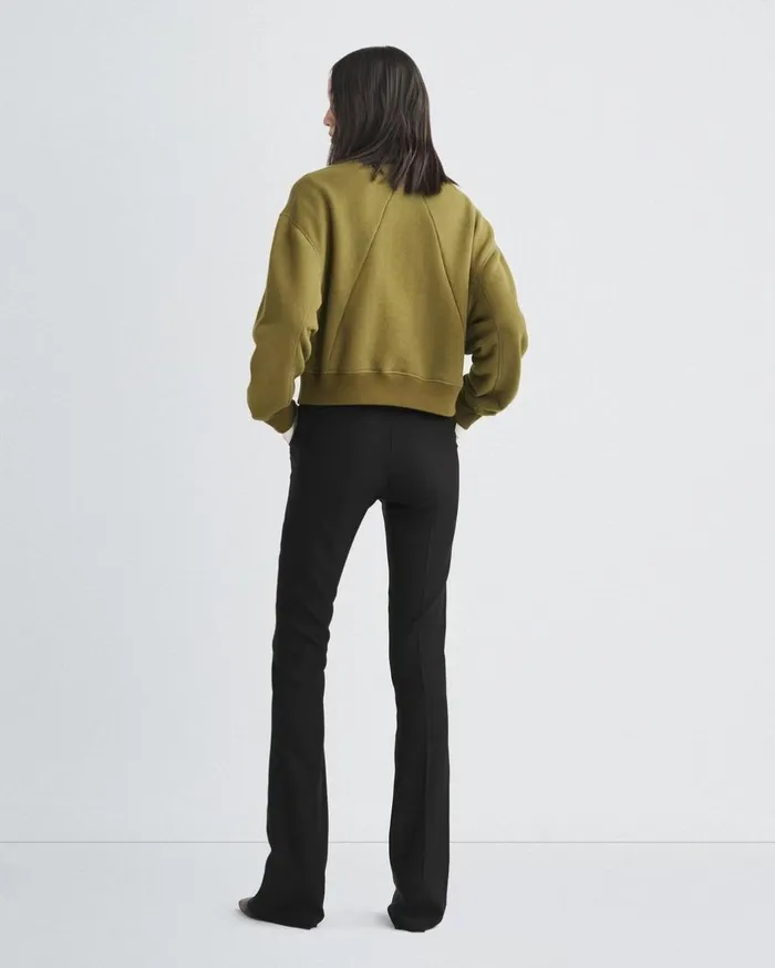 Women Sweatshirts Rag 038 Bone Vintage Terry Sweatshirt Military Olive