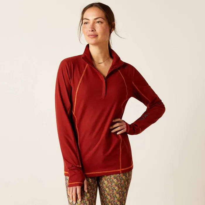 Women TShirts and Tops Ariat Ardent Baselayer Fired Brick