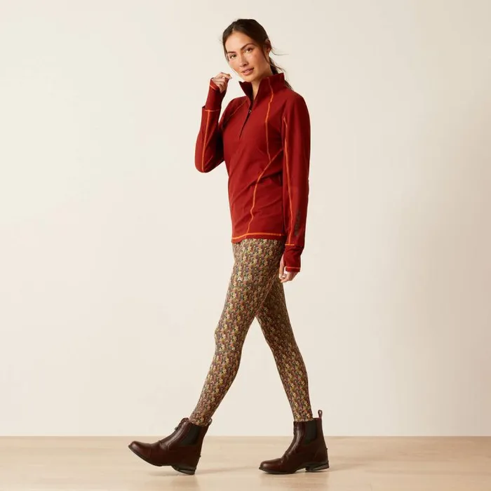 Women TShirts and Tops Ariat Ardent Baselayer Fired Brick Women TShirts and Tops Ariat Ardent Baselayer Fired Brick