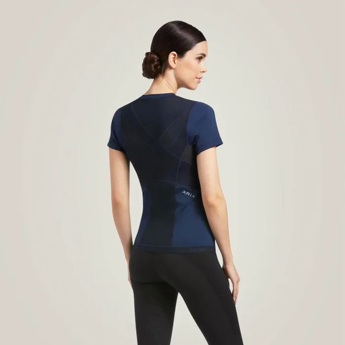 Women TShirts and Tops Ariat Ascent Crew Baselayer Navy Women TShirts and Tops Ariat Ascent Crew Baselayer Navy