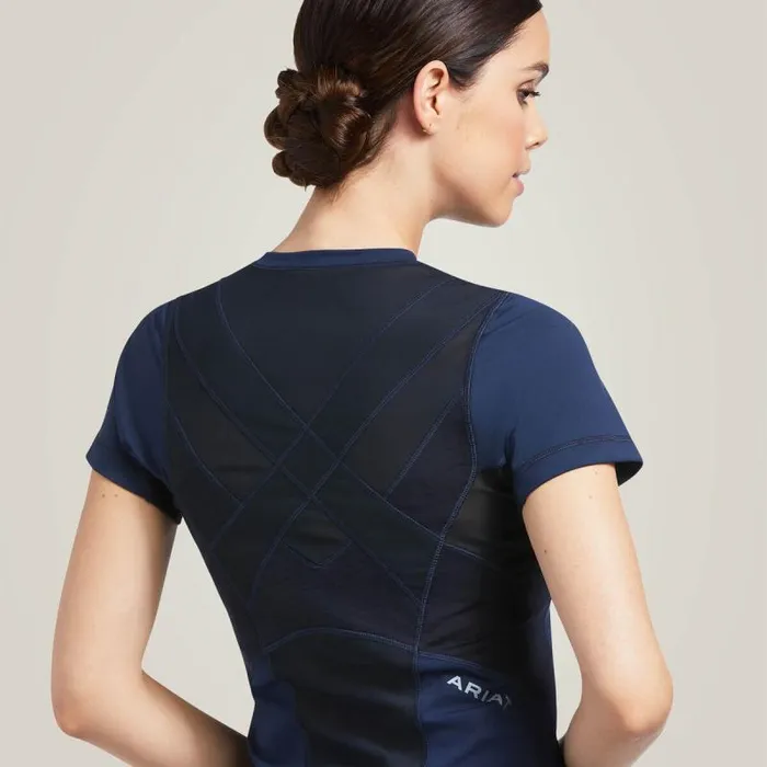 Women TShirts and Tops Ariat Ascent Crew Baselayer Navy Women TShirts and Tops Ariat Ascent Crew Baselayer Navy