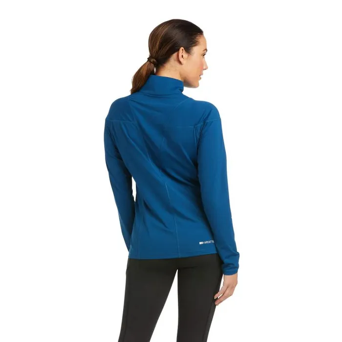 Women TShirts and Tops Ariat Auburn 14 Zip Baselayer Blue Opal Women TShirts and Tops Ariat Auburn 14 Zip Baselayer Blue Opal