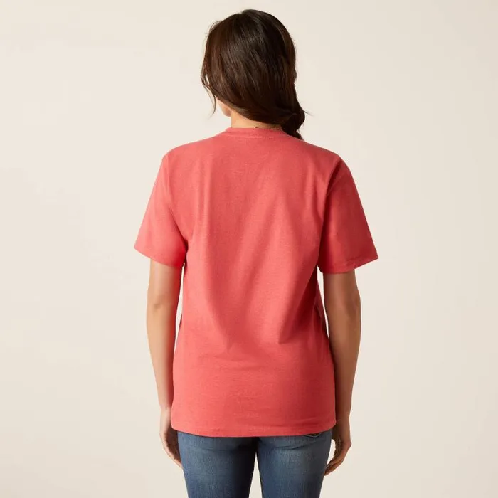 Women TShirts and Tops Ariat BF TShirt Heather Baked Apple Women TShirts and Tops Ariat BF TShirt Heather Baked Apple