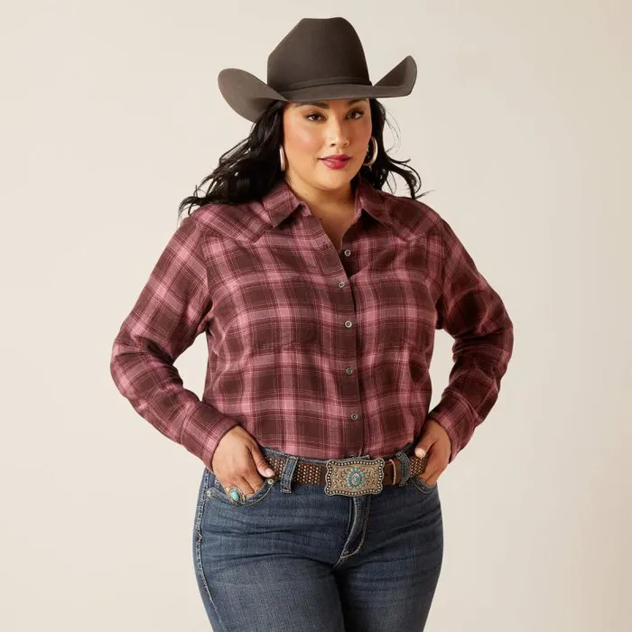 Women TShirts and Tops Ariat Billie Jean Shirt Lucky Plaid Women TShirts and Tops Ariat Billie Jean Shirt Lucky Plaid