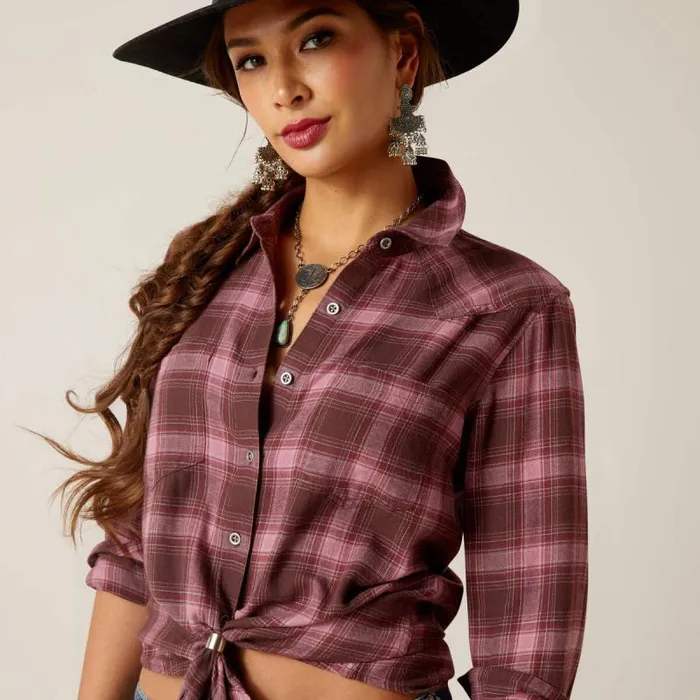 Women TShirts and Tops Ariat Billie Jean Shirt Lucky Plaid Women TShirts and Tops Ariat Billie Jean Shirt Lucky Plaid