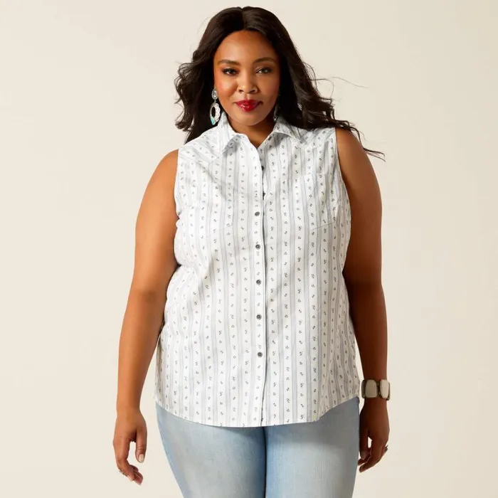 Women TShirts and Tops Ariat Billie Jean Shirt Mama039s Floral Stripe