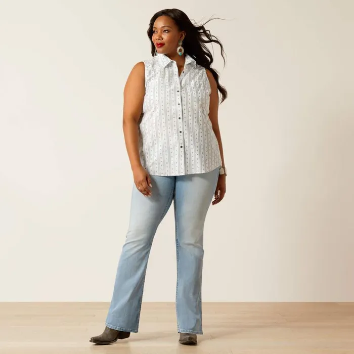 Women TShirts and Tops Ariat Billie Jean Shirt Mama039s Floral Stripe
