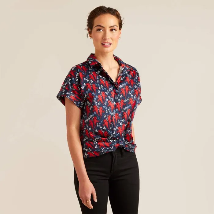 Women TShirts and Tops Ariat Brookside Shirt Mod Horse