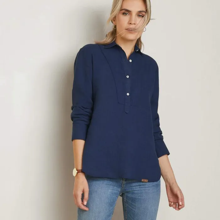 Women TShirts and Tops Ariat Cazadero Blouse Navy