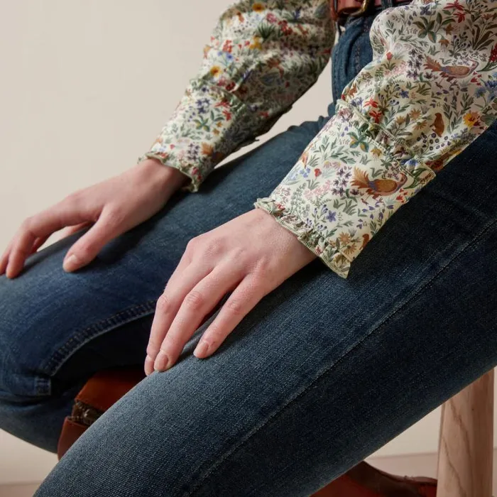 Women TShirts and Tops Ariat Clarion Blouse Bird Print