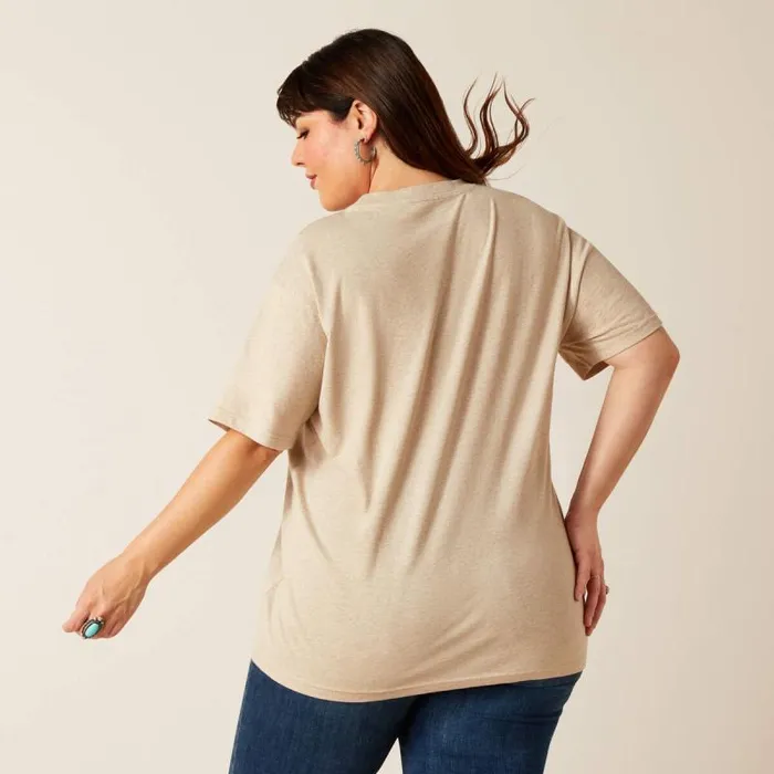 Women TShirts and Tops Ariat Cowgirl Desert TShirt Oatmeal Heather Women TShirts and Tops Ariat Cowgirl Desert TShirt Oatmeal Heather