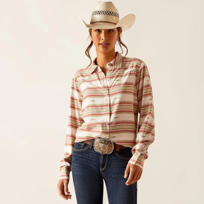 Women TShirts and Tops Ariat Crowheart Shirt Desert Serape