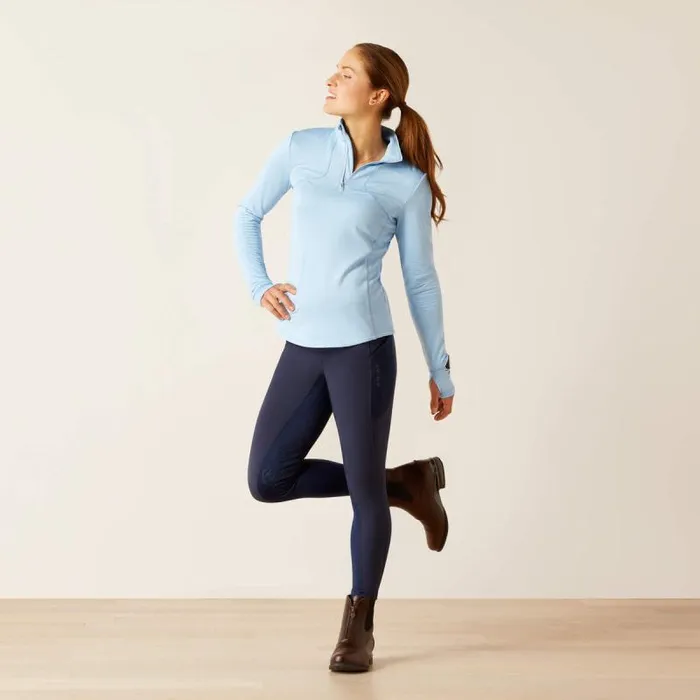 Women TShirts and Tops Ariat Gridwork 14 Zip Baselayer Cote D039azur Women TShirts and Tops Ariat Gridwork 14 Zip Baselayer Cote D039azur