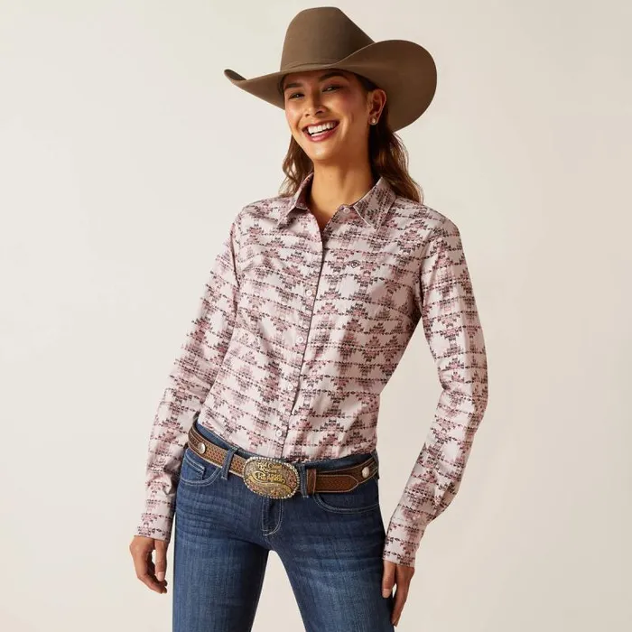 Women TShirts and Tops Ariat Kirby Stretch Shirt Starlight Print