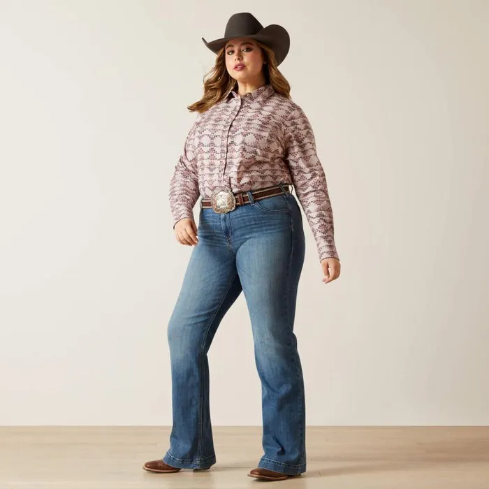 Women TShirts and Tops Ariat Kirby Stretch Shirt Starlight Print Women TShirts and Tops Ariat Kirby Stretch Shirt Starlight Print