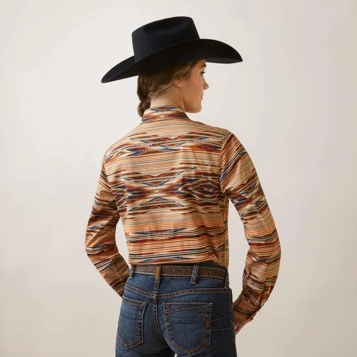 Women TShirts and Tops Ariat Kirby Stretch Shirt Sunset Saltillo Women TShirts and Tops Ariat Kirby Stretch Shirt Sunset Saltillo