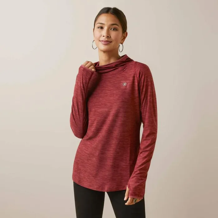 Women TShirts and Tops Ariat Laguna Hoodie Burnt Russet