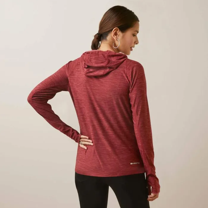 Women TShirts and Tops Ariat Laguna Hoodie Burnt Russet