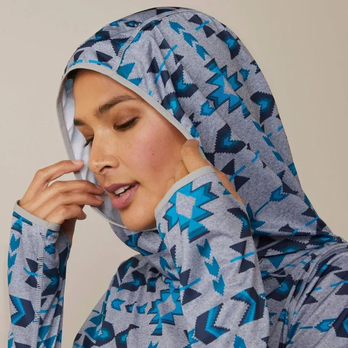 Women TShirts and Tops Ariat Laguna Hoodie Riverton Print