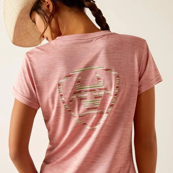 Women TShirts and Tops Ariat Laguna Logo Top Dusty Rose Women TShirts and Tops Ariat Laguna Logo Top Dusty Rose