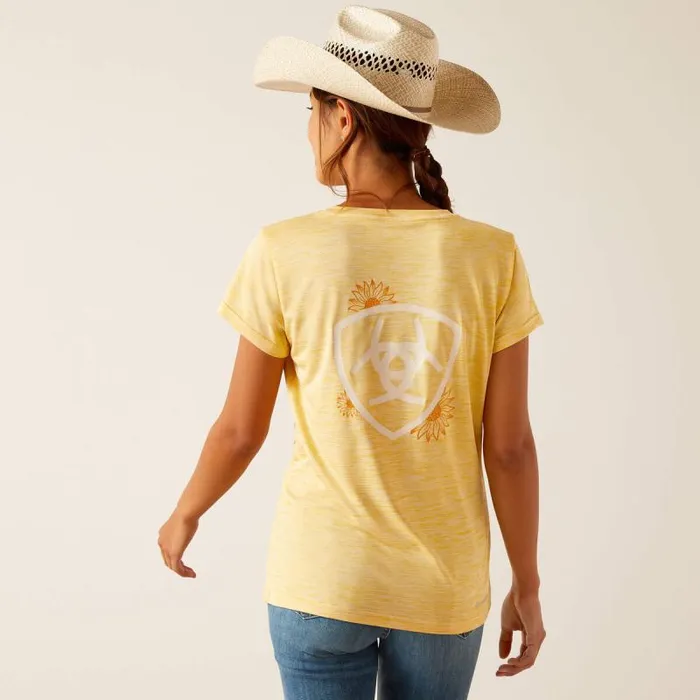 Women TShirts and Tops Ariat Laguna Logo Top Jojoba