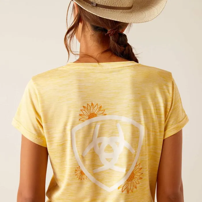 Women TShirts and Tops Ariat Laguna Logo Top Jojoba Women TShirts and Tops Ariat Laguna Logo Top Jojoba