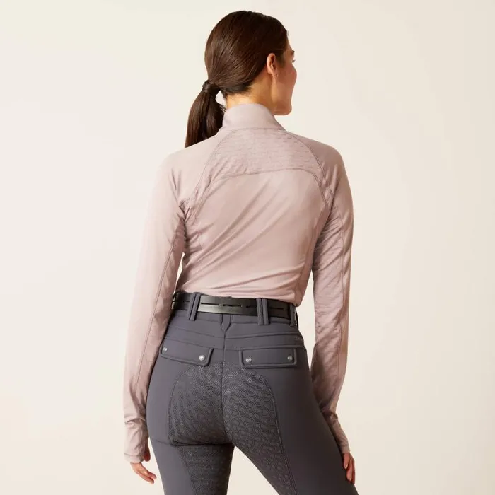 Women TShirts and Tops Ariat Lowell 20 14 Zip Baselayer Quail