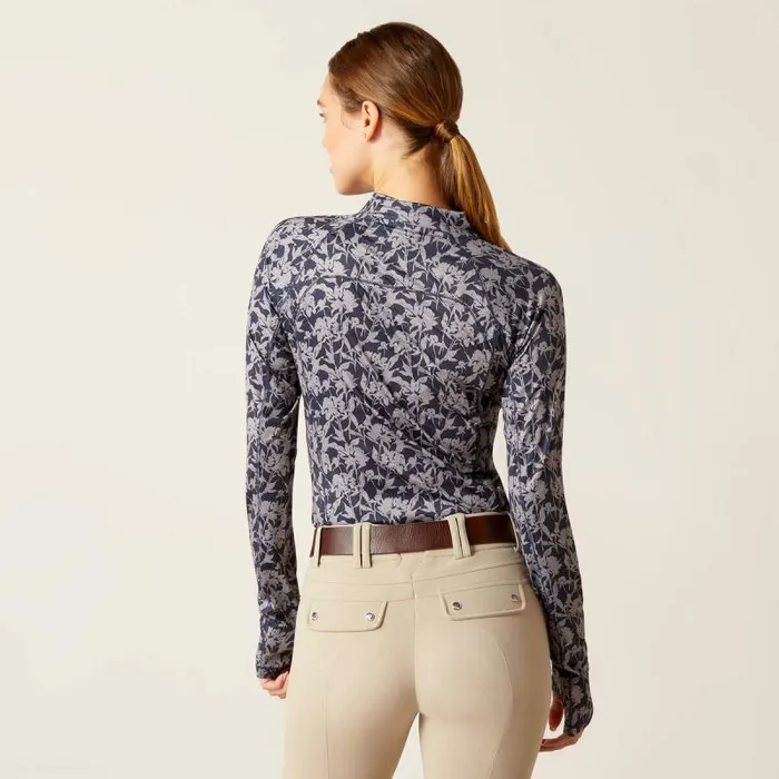 Women TShirts and Tops Ariat Lowell Wrap Baselayer Block Flower Women TShirts and Tops Ariat Lowell Wrap Baselayer Block Flower