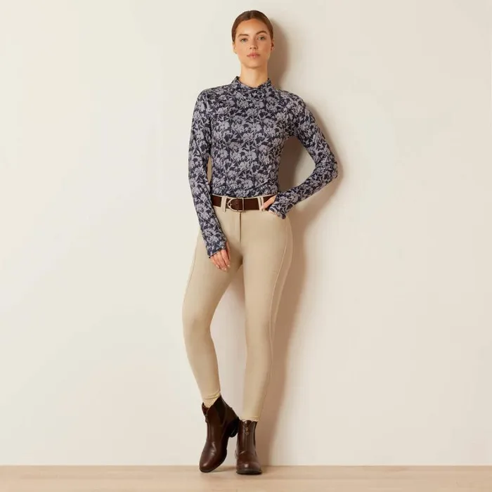 Women TShirts and Tops Ariat Lowell Wrap Baselayer Block Flower Women TShirts and Tops Ariat Lowell Wrap Baselayer Block Flower
