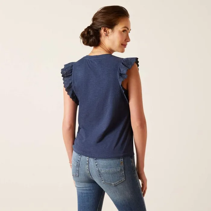 Women TShirts and Tops Ariat Ludlow Top Navy