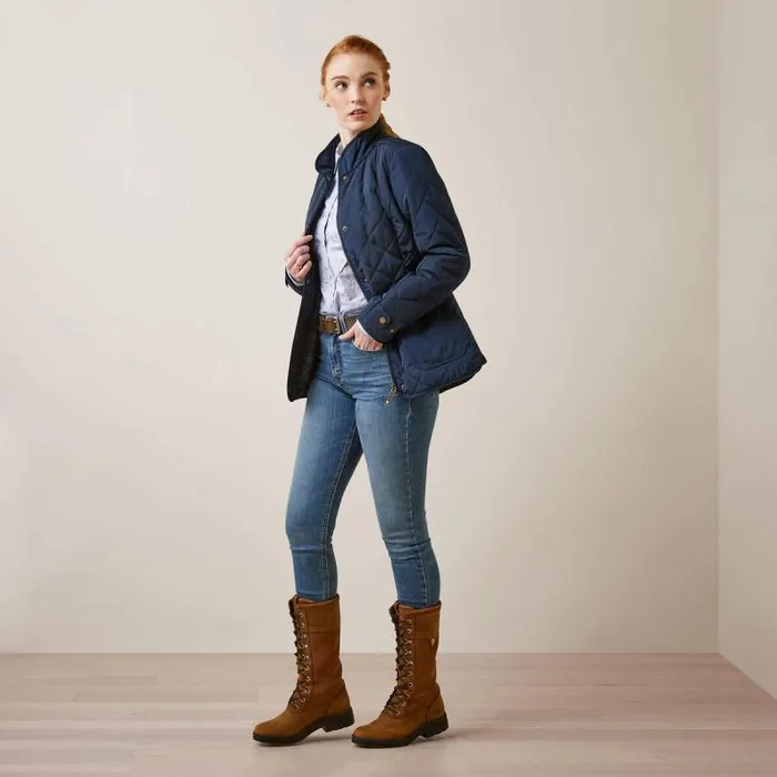 Women TShirts and Tops Ariat Muir Blouse Blue Jacquard Women TShirts and Tops Ariat Muir Blouse Blue Jacquard