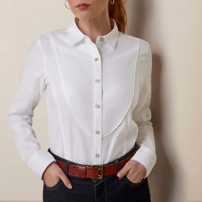 Women TShirts and Tops Ariat Muir Blouse White Women TShirts and Tops Ariat Muir Blouse White