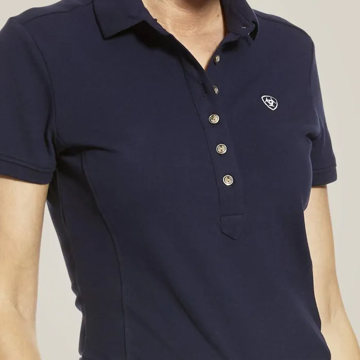 Women TShirts and Tops Ariat Prix 20 Polo Navy Women TShirts and Tops Ariat Prix 20 Polo Navy
