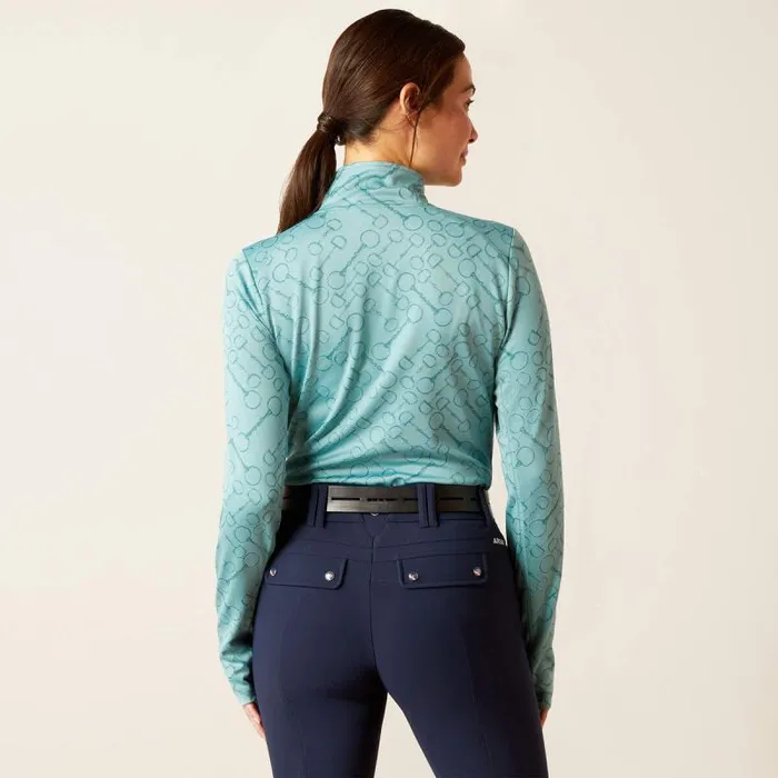 Women TShirts and Tops Ariat Prophecy 14 Zip Baselayer Arctic