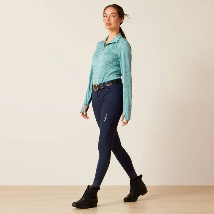 Women TShirts and Tops Ariat Prophecy 14 Zip Baselayer Arctic