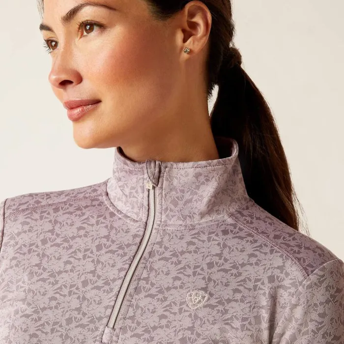 Women TShirts and Tops Ariat Prophecy 14 Zip Baselayer Quail